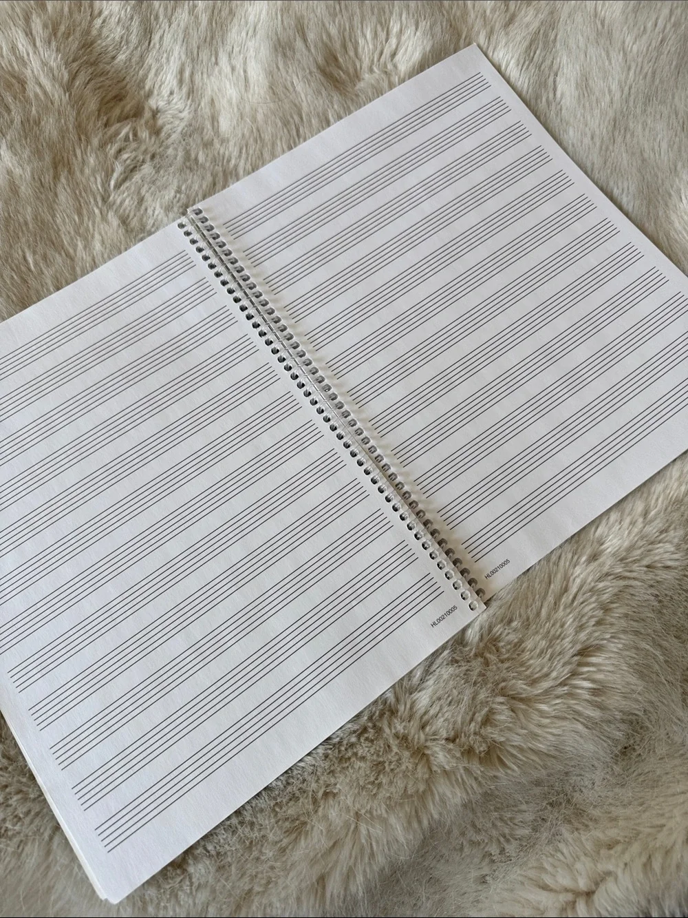 Hal Leonard Lime Green Spiral-Bound Manuscript Paper Notebook